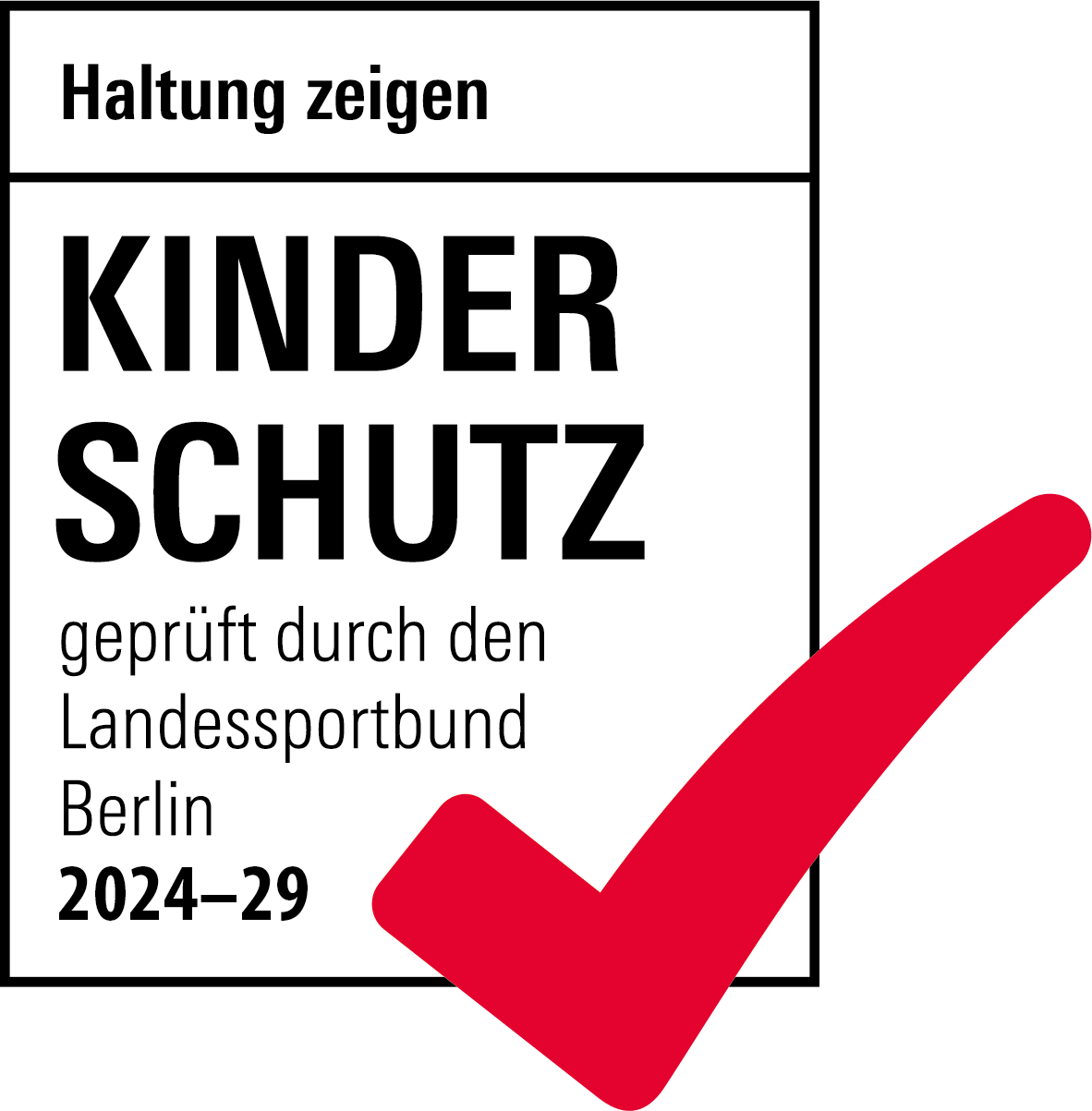 Der BSV hat das Kinderschutzsiegel des LSB Berlin erhalten!