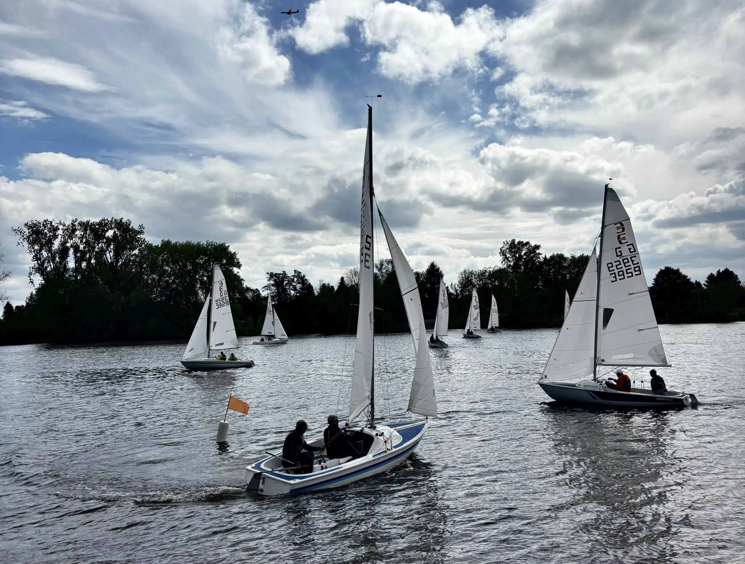 Auf die Conger, fertig, los! Regatta in der Hochheimer Bucht